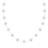 2 5/8CTW-DIA NK FASHION CLOVER NECKLACE (18 INCH)